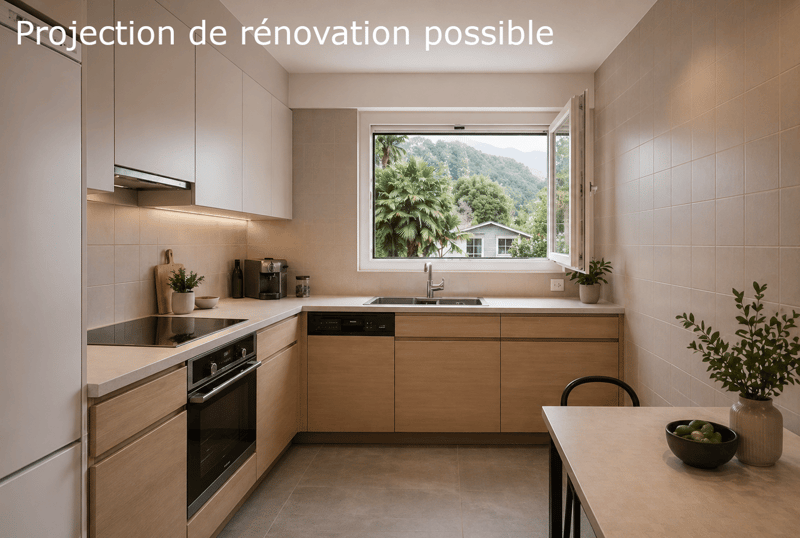 Magnifique appartement de 3,5 pièces , vue panoramique Lac Léman à Clarens . Garage inclus (9)