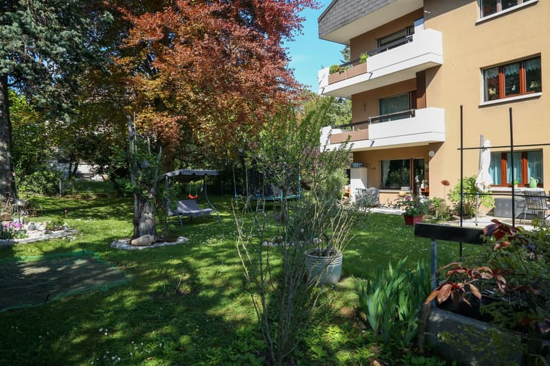 Magnifique appartement de 4,5 pièces vue sur les Alpes , terrasses et jardin (13)