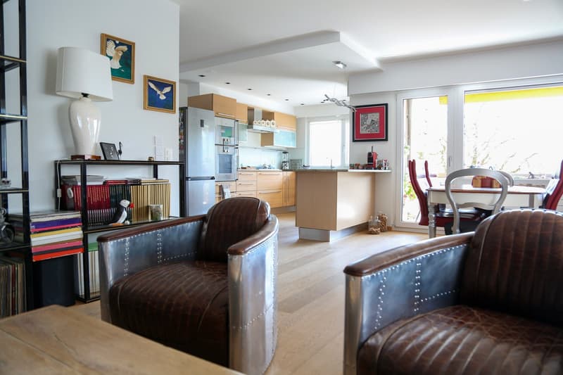 Magnifique appartement de 4,5 pièces vue sur les Alpes , terrasses et jardin (3)