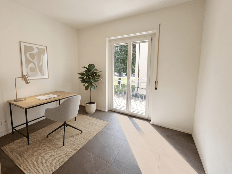 CHIASSO NUOVO 4.5 loc. Pigione CHF 1'100 (6)