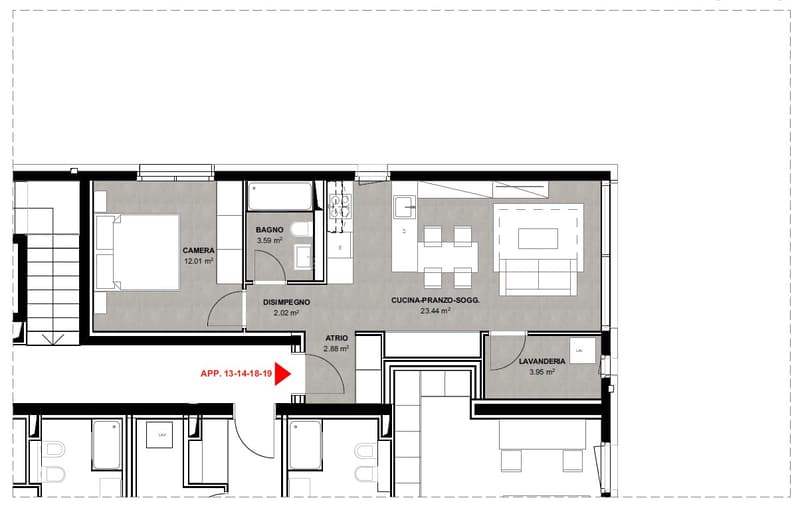 MONTEGGIO | Moderno 2.5 locali (8)
