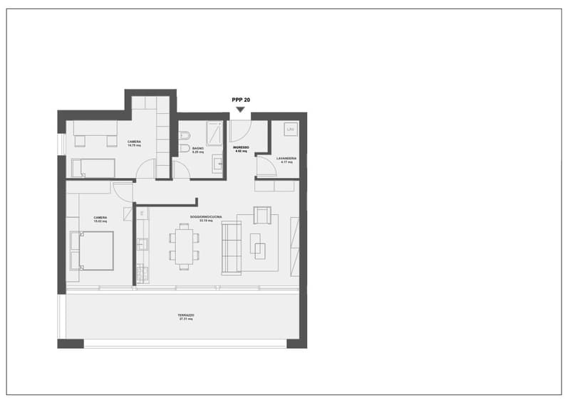 Monteggio Moderno con Grande Terrazza luminosa 3.5 loc. | (10)