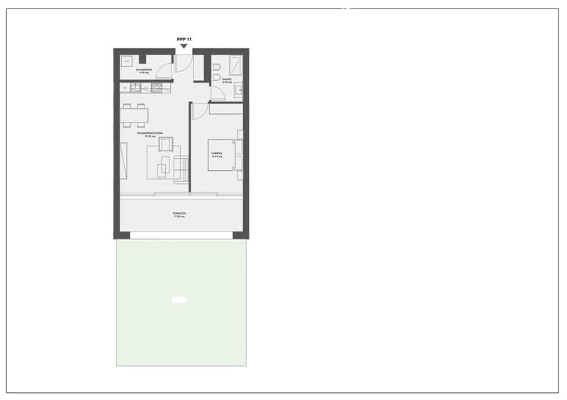 Monteggio | 2.5 a Reddito già affittato | moderno con giardino privato (6)