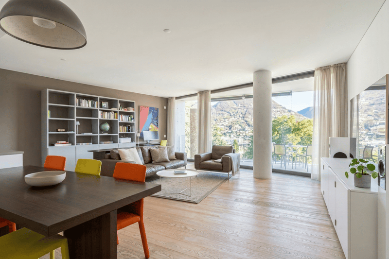 Lugano Elegante Appartamento 3.5 Locali Vista Lago (3)