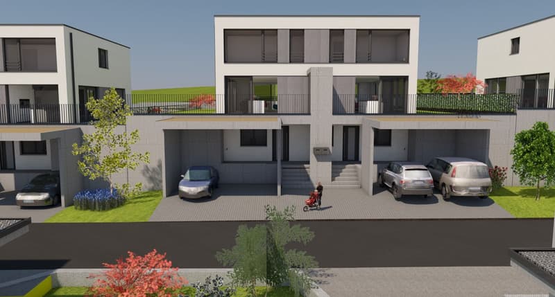5.5-Zimmer-Doppeleinfamilienhaus Haus C1 & C2 Niederdorf (1)