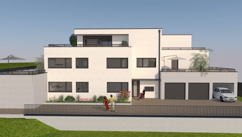 3.5 Zimmer Attika-Wohnung mit 140m2 Terrasse (5)