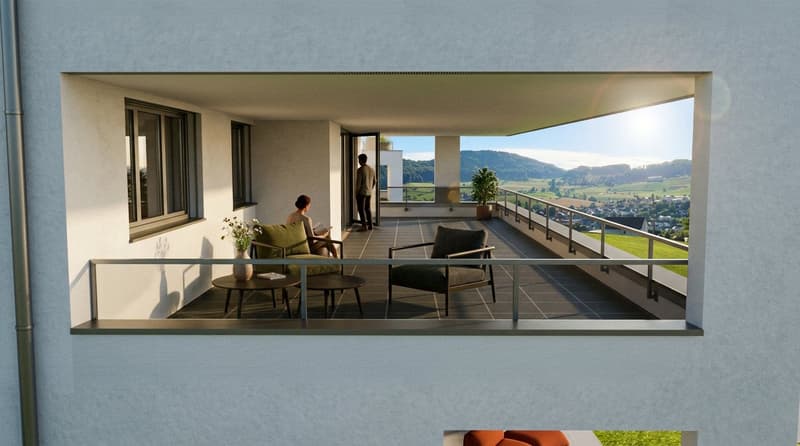 4.5-Zimmer-Neubauwohnungen mit Balkon oder Sitzplatz in Niederdorf (8)