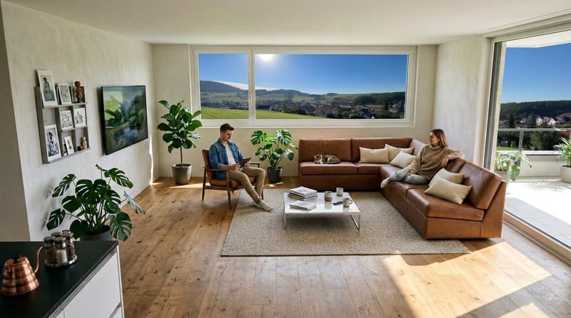 4.5-Zimmer-Neubauwohnungen mit Balkon oder Sitzplatz in Niederdorf (14)