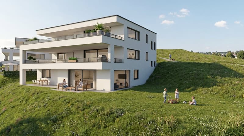 4.5-Zimmer-Neubauwohnungen mit Balkon oder Sitzplatz in Niederdorf (12)