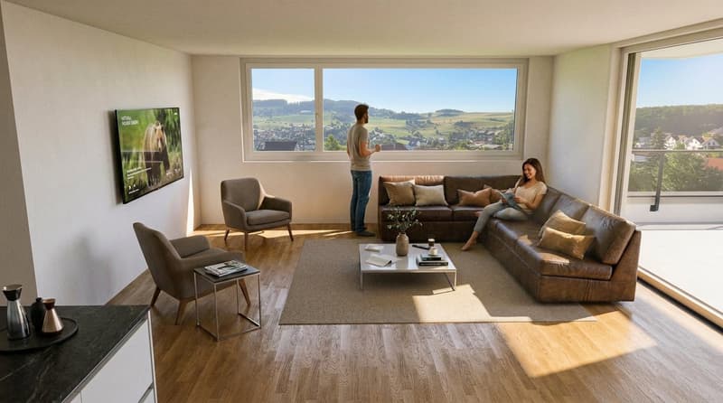 4.5-Zimmer-Neubauwohnungen mit Balkon oder Sitzplatz in Niederdorf (9)