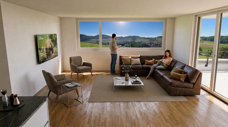 4.5-Zimmer-Neubauwohnungen mit Balkon oder Sitzplatz in Niederdorf (15)