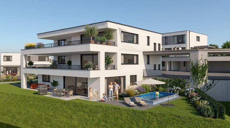 4.5-Zimmer-Neubauwohnungen mit Balkon oder Sitzplatz in Niederdorf (2)