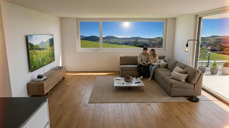 4.5-Zimmer-Neubauwohnungen mit Balkon oder Sitzplatz in Niederdorf (16)
