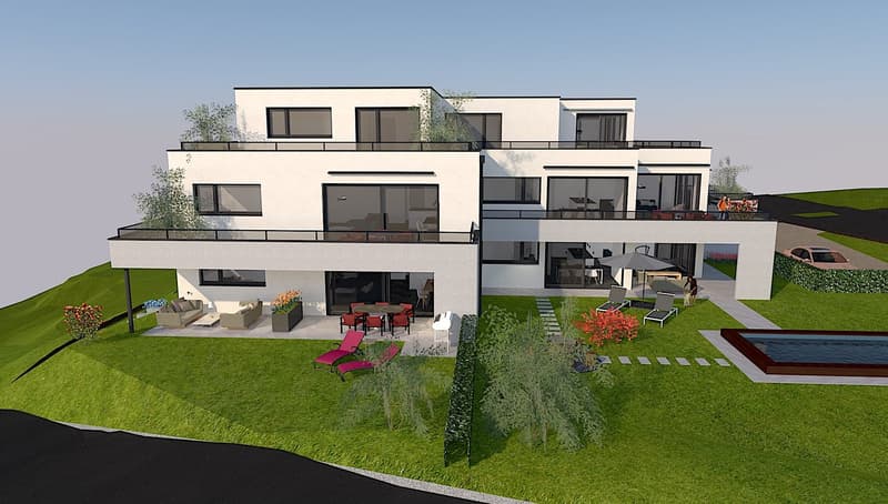 3.5 Zimmer EG-Wohnung mit 112m2 Landanteil/ 35m2 deckter Sitzplatz (3)