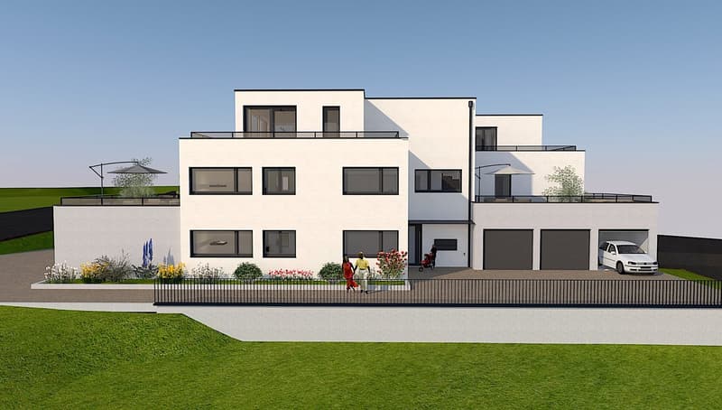 3.5 Zimmer EG-Wohnung mit 112m2 Landanteil/ 35m2 deckter Sitzplatz (5)