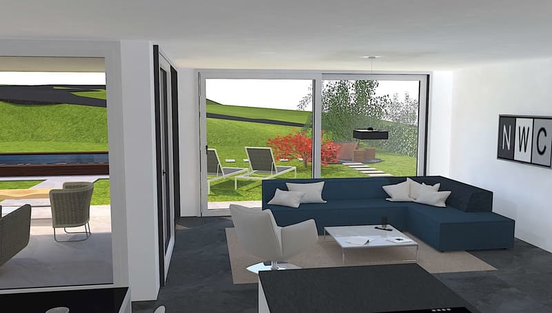 4.5 Zimmer Erdgeschosswohnung mit 412m2 Landanteil (13)