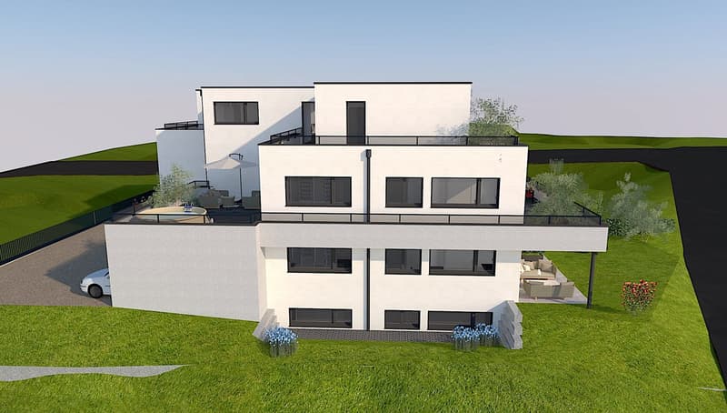 4.5 Zimmer Erdgeschosswohnung mit 412m2 Landanteil (8)