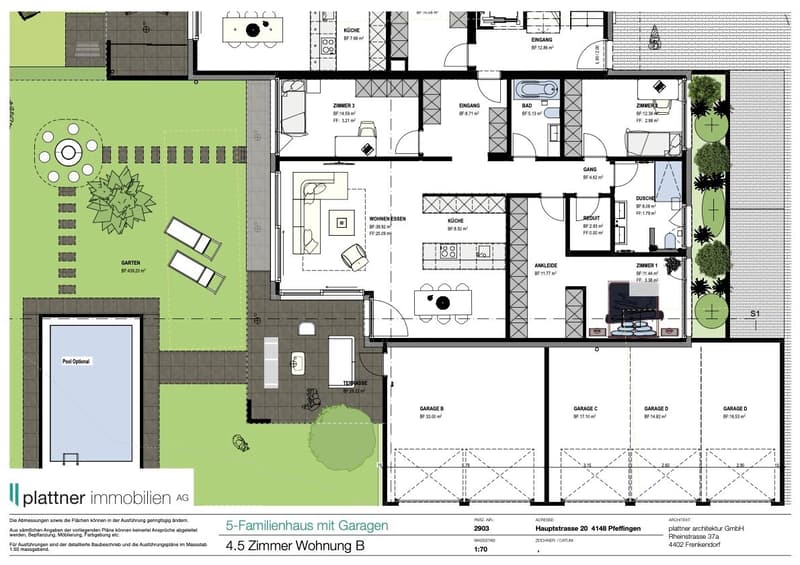 4.5 Zimmer Erdgeschosswohnung mit 412m2 Landanteil (12)