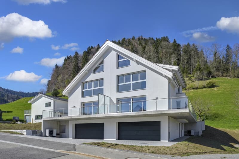 Moderne Doppelhaushälfte im Grünen mit Säntissicht – bezugsbereit (1)