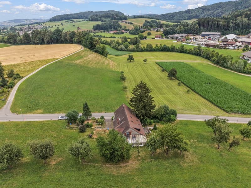 Charmantes Bauernhaus mit zwei Wohneinheiten an idyllischer Alleinlage in Oberwangen (Dussnang) (2)