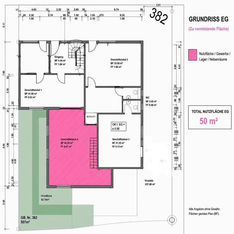 Vielseitige Gewerbe-, Büro- und Lagerfläche mit ca. 158 m² an Toplage in Oensingen (9)