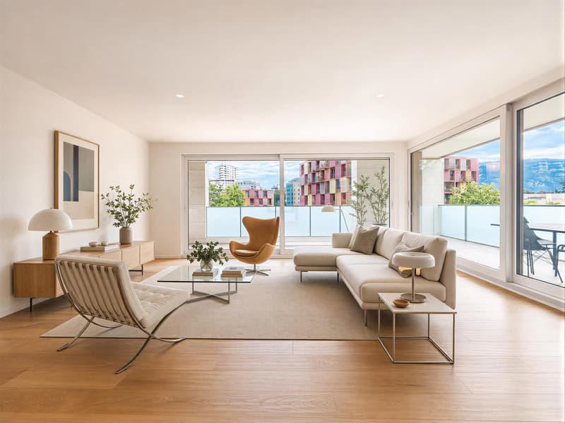 Appartement d'exception de 4 pièces avec magnifique terrasse à Chêne-Bougeries (1)