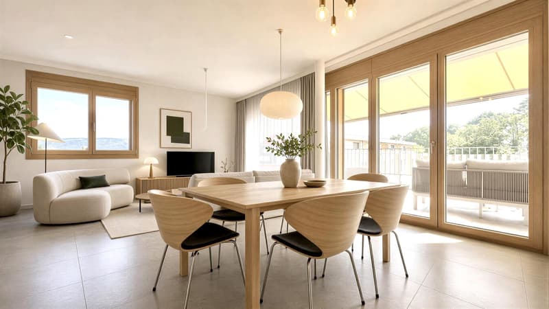 CASATAX - Magnifique attique de 3 pièces avec terrasse périphérique (2)