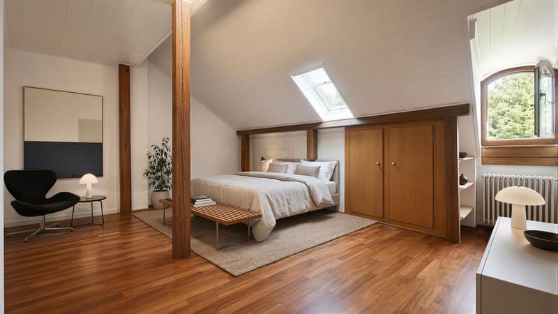 Duplex de 7,5 pièces d'exception au sein du Château Barillet, Art de vivre entre vignes et Genève (6)