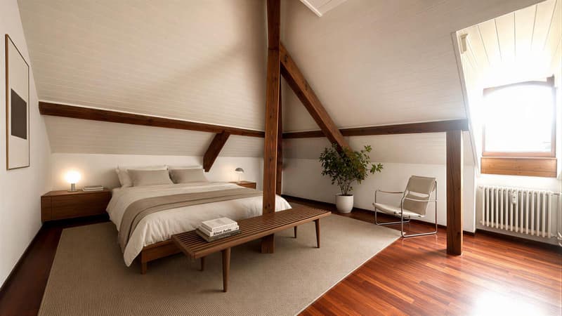 Duplex de 7,5 pièces d'exception au sein du Château Barillet, Art de vivre entre vignes et Genève (4)