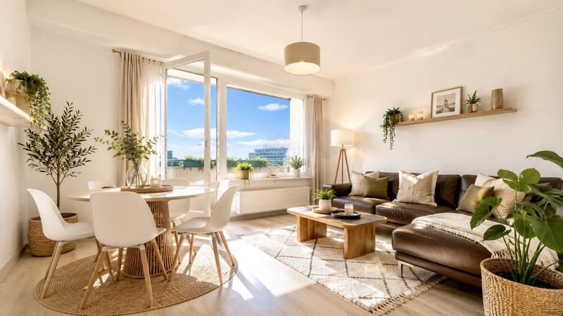 Superbe appartement 3 pièces avec une vue imprenable (2)