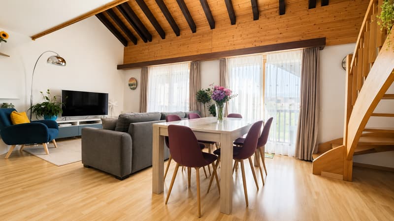 Charmant duplex familial entièrement rénové au coeur de Chavannes-de-Bogis (1)