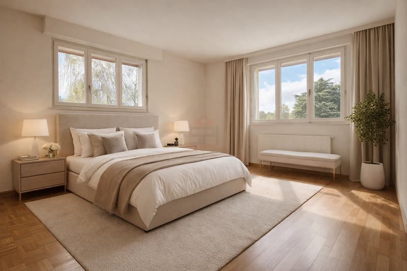 Élégante villa individuelle aux volumes généreux sur parcelle arborée de 1'088 m² (7)
