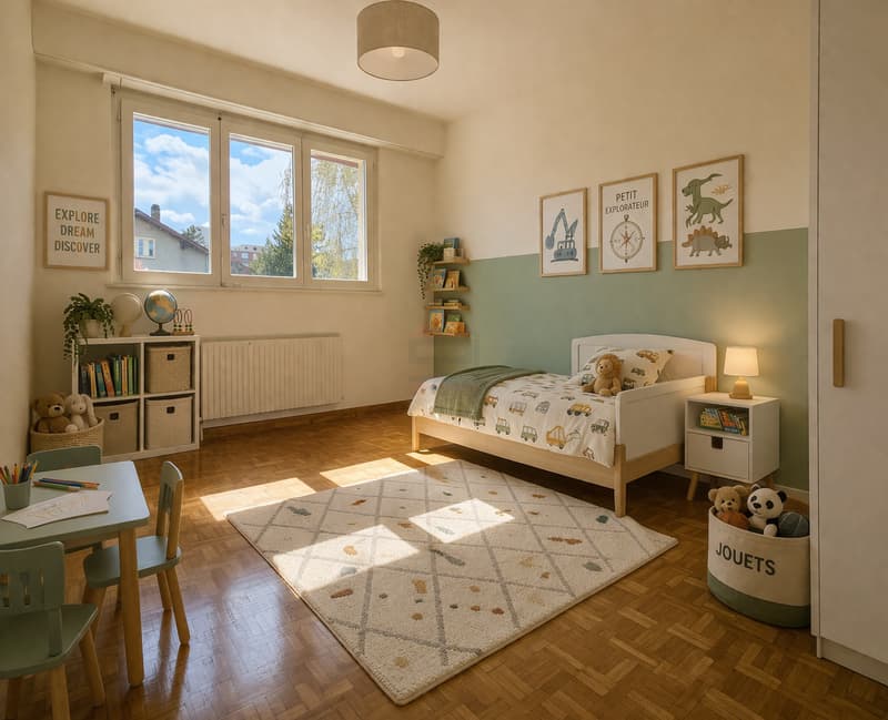 Élégante villa individuelle aux volumes généreux sur parcelle arborée de 1'088 m² (8)