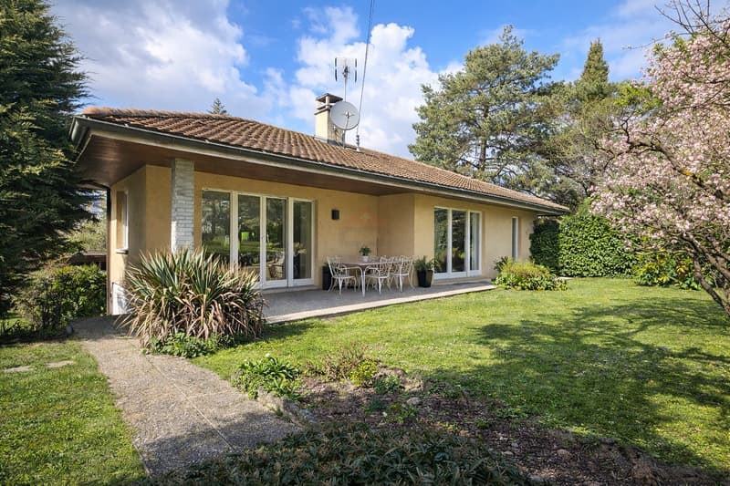 Élégante villa individuelle aux volumes généreux sur parcelle arborée de 1'088 m² (1)