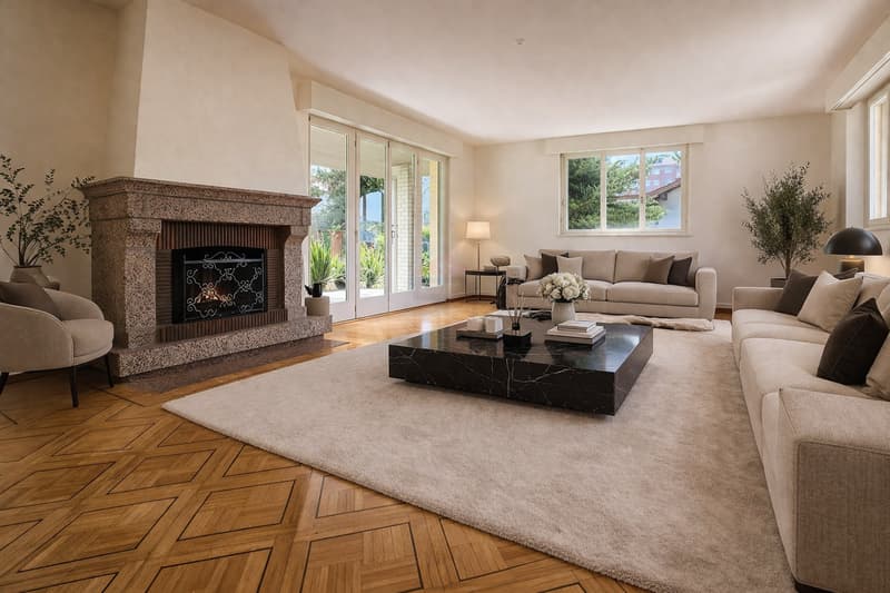 Élégante villa individuelle aux volumes généreux sur parcelle arborée de 1'088 m² (4)