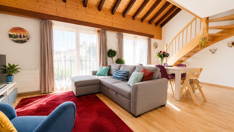 Charmant duplex familial entièrement rénové au coeur de Chavannes-de-Bogis (4)