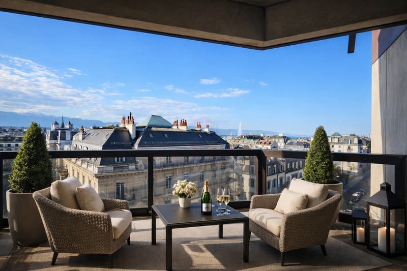 Appartement d'exception à Champel avec vue panoramique sur Genève (2)