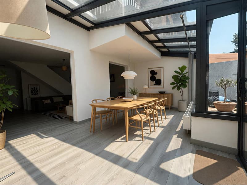 Magnifique villa contiguë dans un quartier prisé de Vésenaz (2)