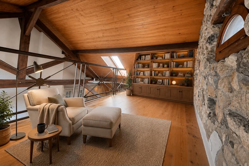 Maison de caractère au coeur d'Eysins ? Charme, volumes et authenticité (5)