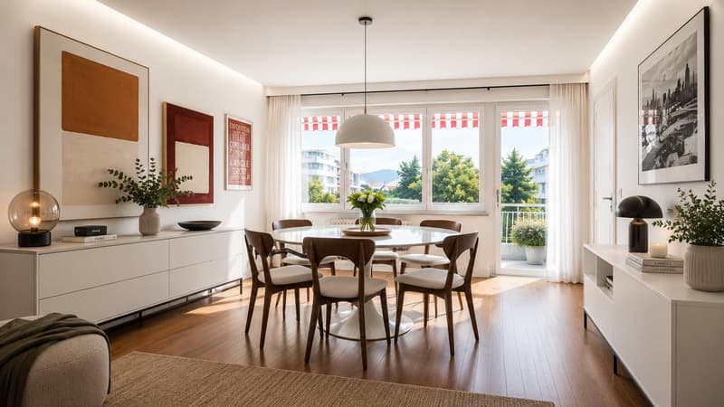 Champel | Élégant 5 pièces avec vues dégagées et balcons (5)