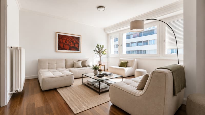Champel | Élégant 5 pièces avec vues dégagées et balcons (4)