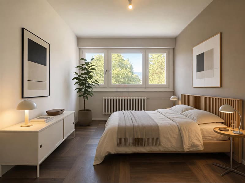Superbe 5 pièces rénové avec balcon de 16 m² (3)
