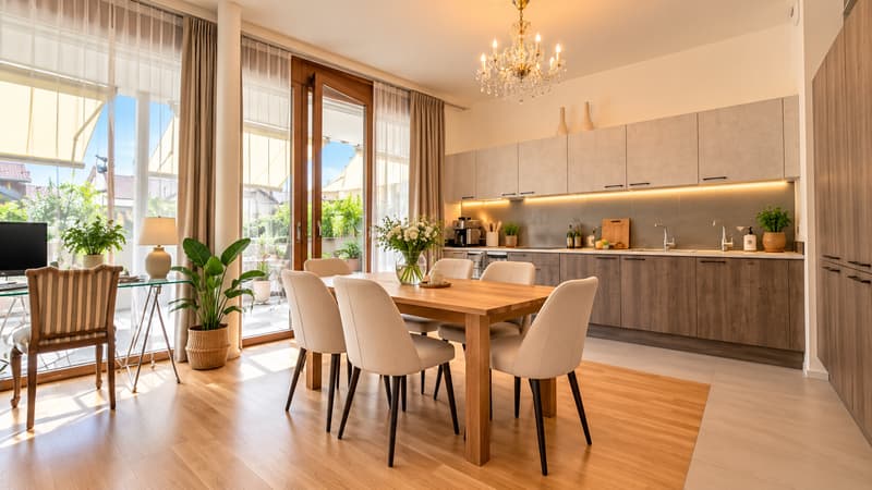 Satigny - Appartement de 3 pièces de 96 m² PPE avec grande terrasse (3)