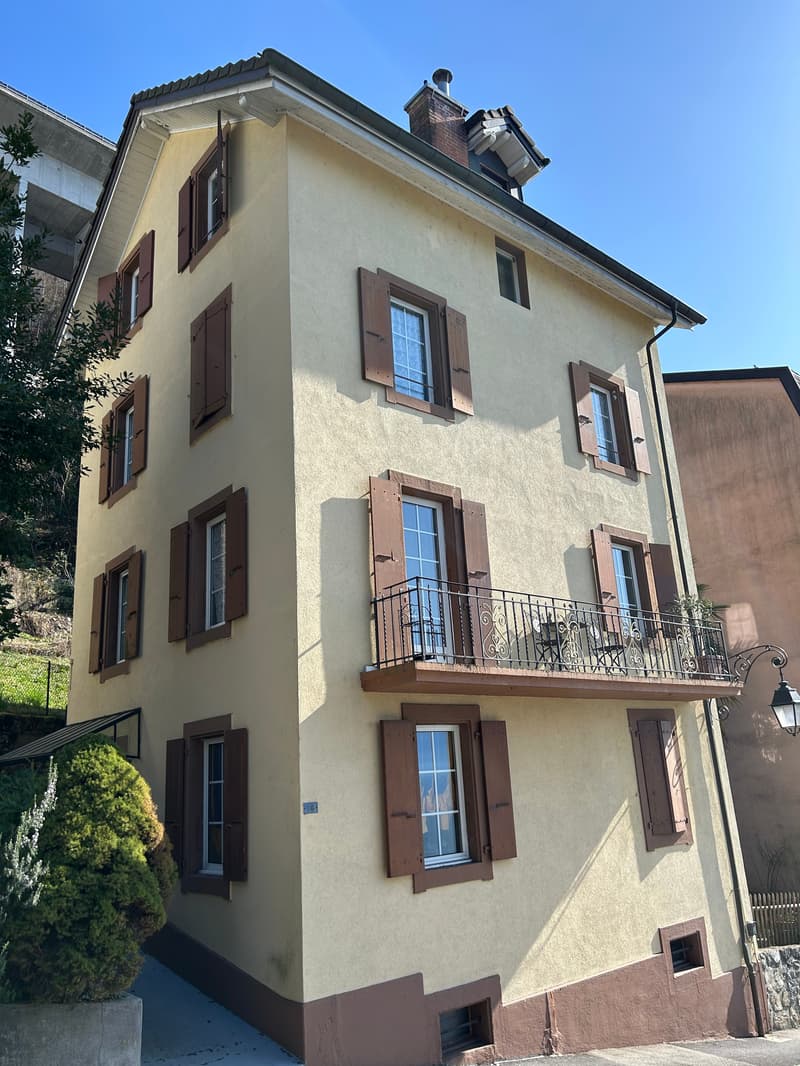 Immeuble de rendement proche de Montreux avec vue sur le lac – 3 appartements, jardins, terrasses (2)