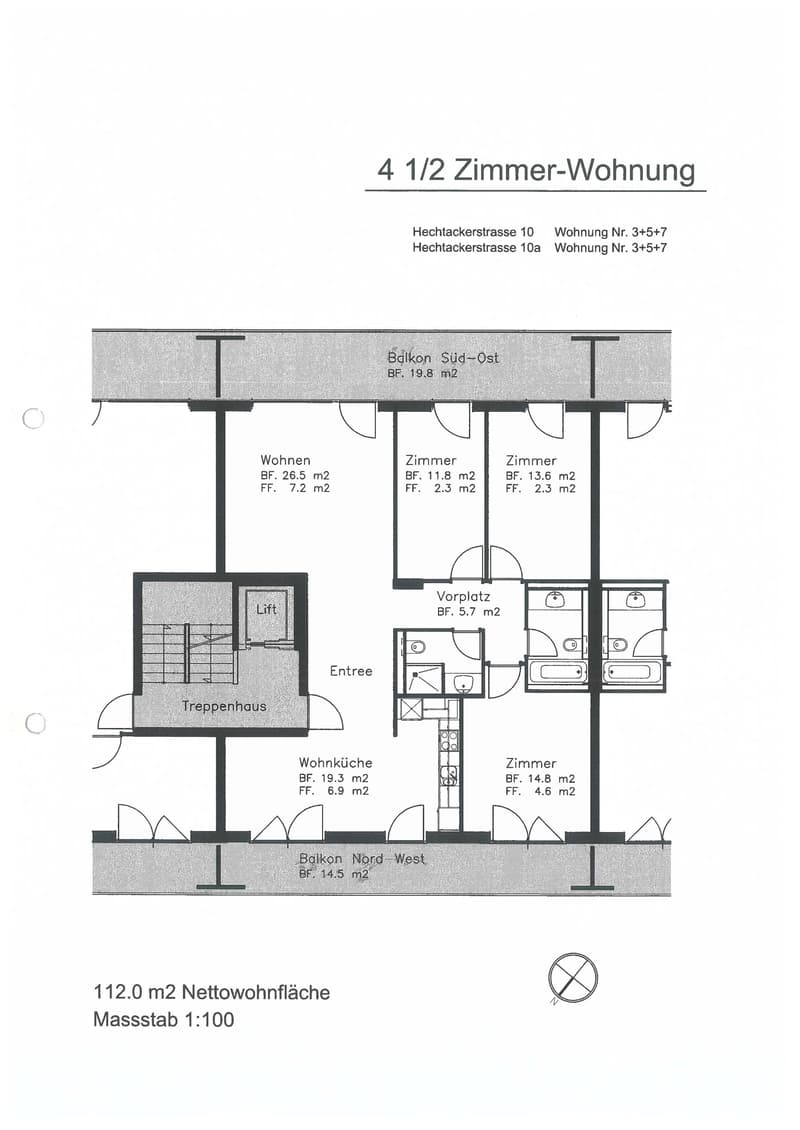 Wohnkomfort trifft gute Lage  4.5 Zimmerwohnung in St. Gallen Haggen (13)