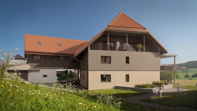 Maison unifamiliale de 6,5 pièces dans une ferme avec un grand jardin à Lüterswil (Bucheggberg) (10)