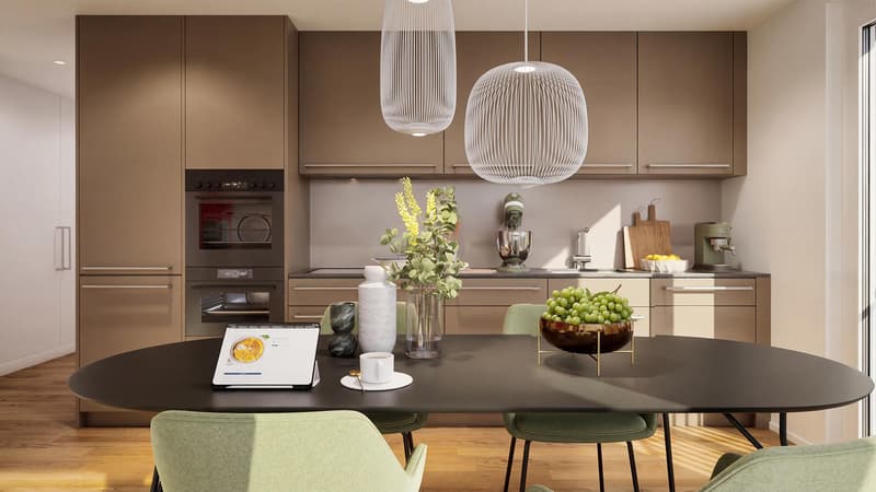 Appartement en propriété de 3,5 pièces dans un immeuble neuf avec vue panoramique à Lüterswil (Bucheggberg) (3)
