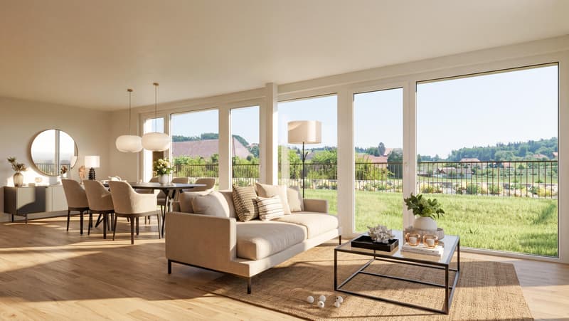 Appartement neuf de 2,5 pièces avec vue loin à Lüterswil (Bucheggberg) (12)
