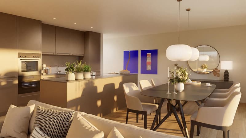 Appartement en propriété de 3,5 pièces avec vue panoramique à Lüterswil (Bucheggberg) (3)