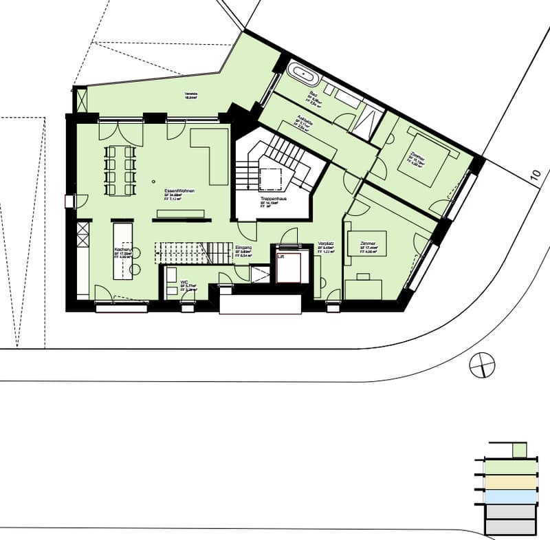 RESERVIERT: Exklusive 3.5 Zimmer Attika Wohnung mit Studio und grossem Dachgarten (19)